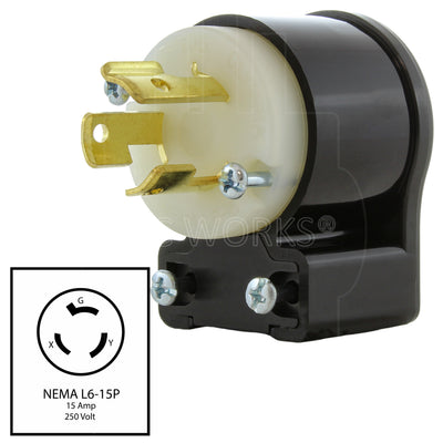 Locking Elbow Plug with NEMA