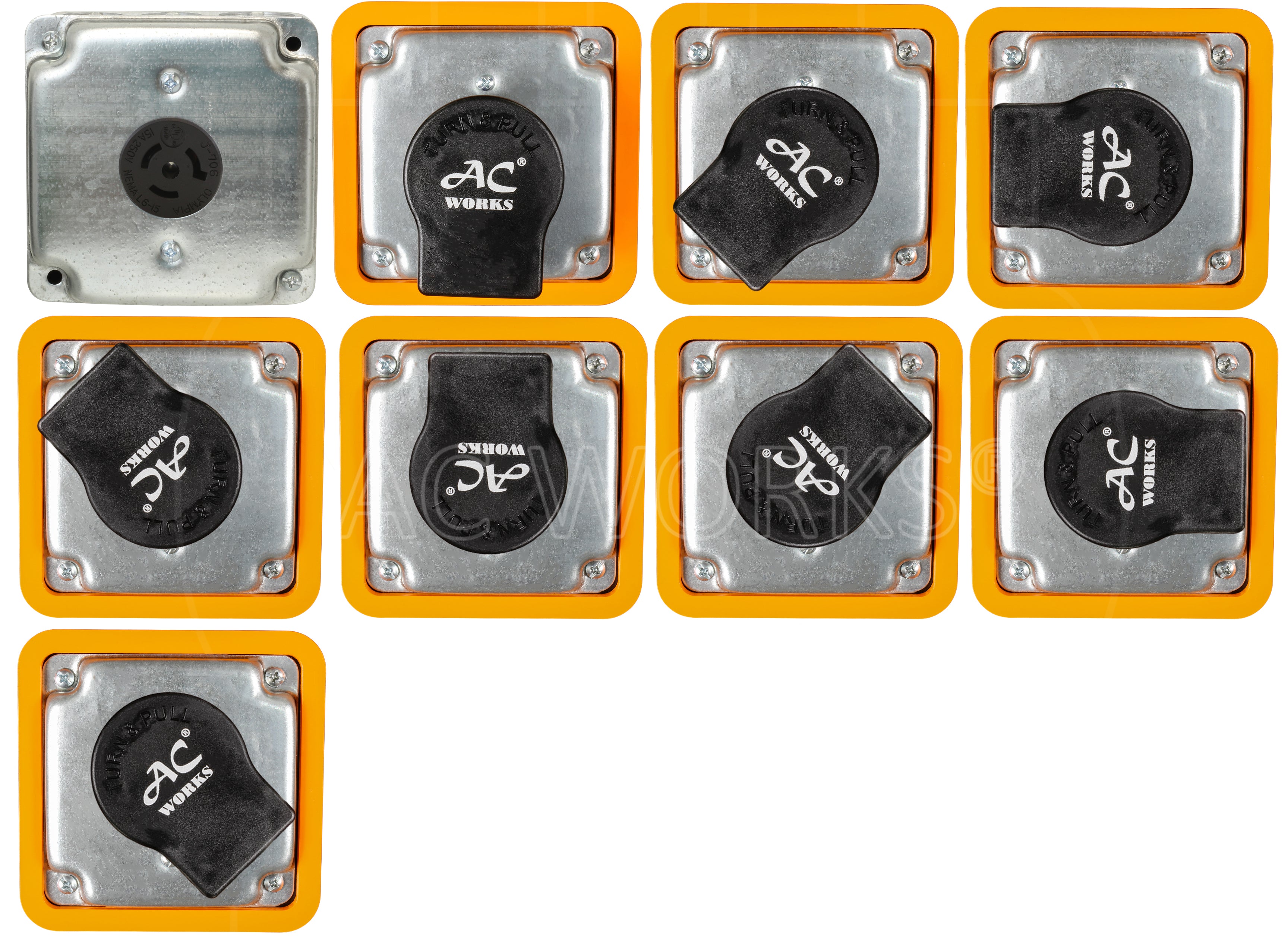 application of all angles when plugged into outlet