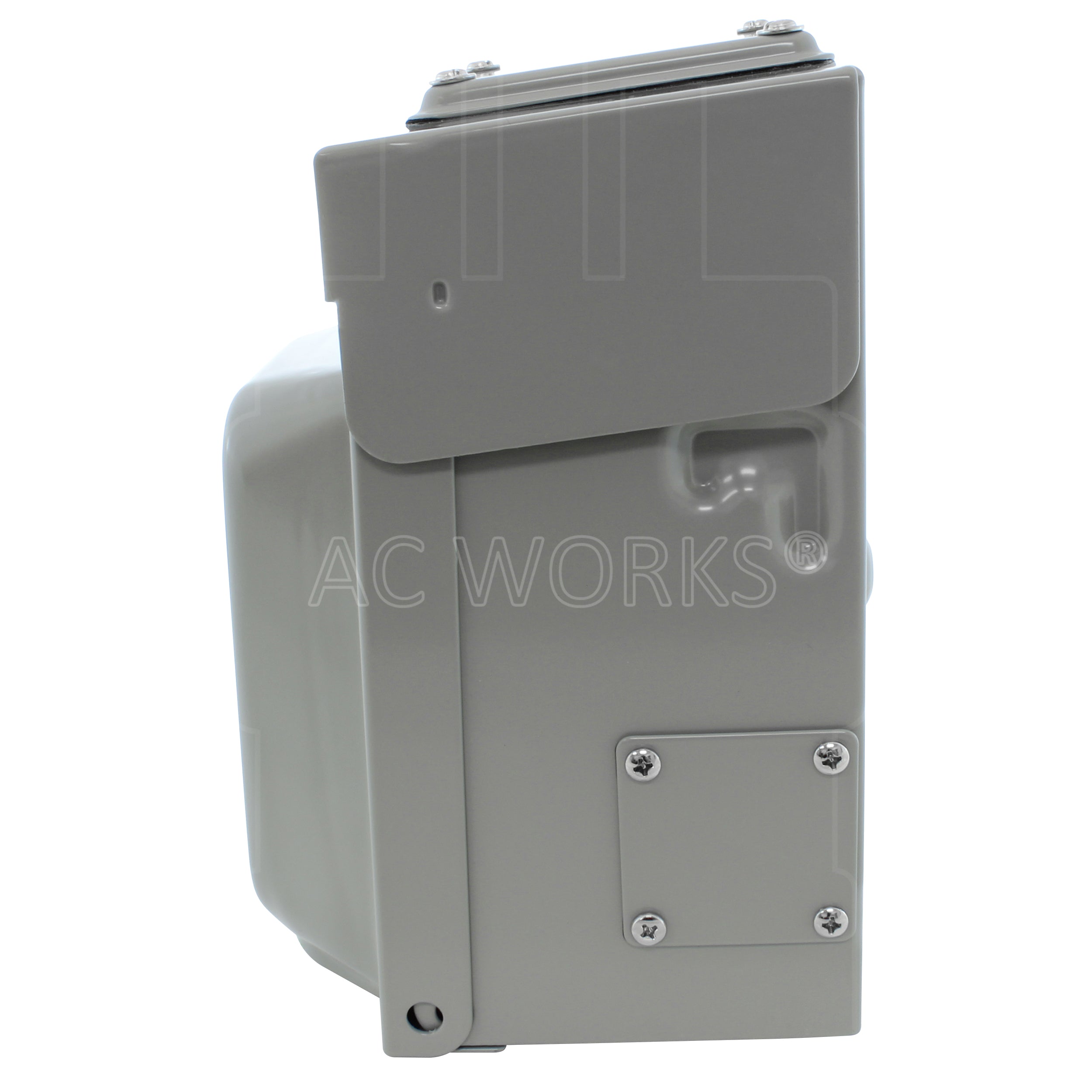 AC WORKS® [ASINSS2PBX] 50A Locking 4-Wire CS6375/ SS2-50 Heavy-Duty Transfer Switch Inlet Box