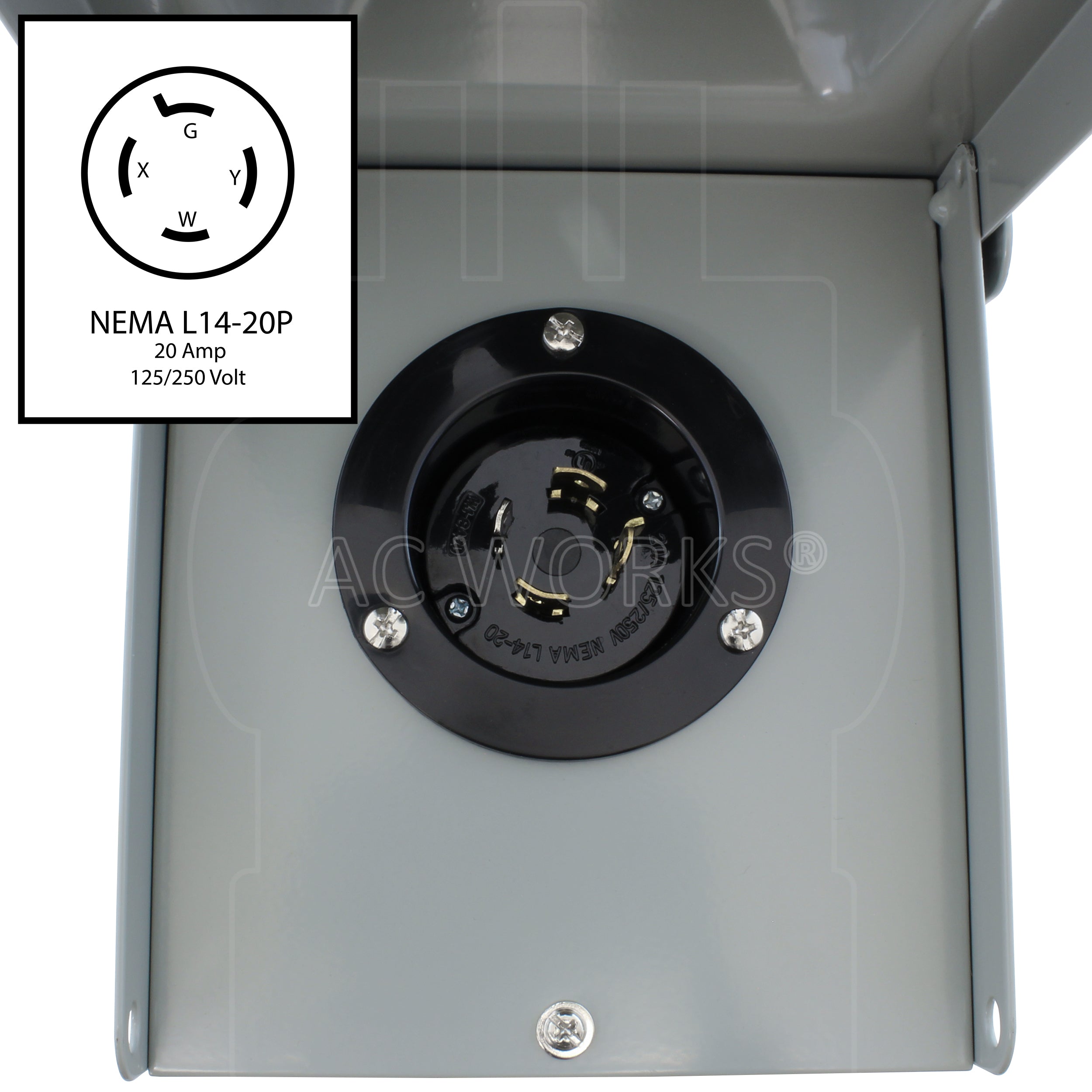 male inlet box