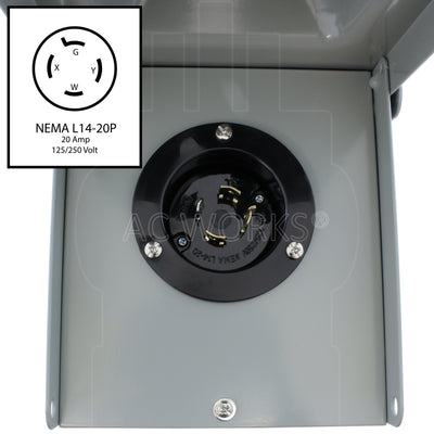male inlet box