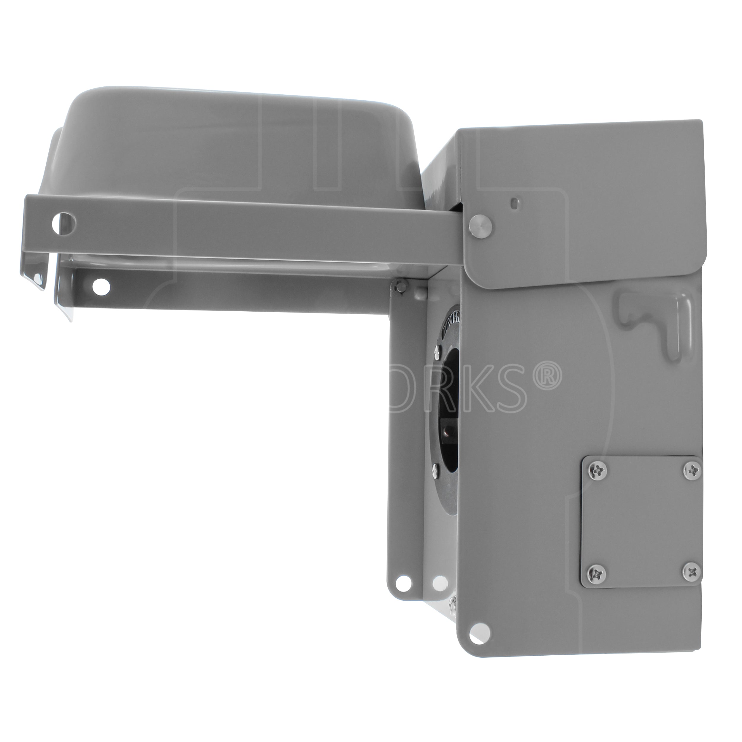 AC WORKS® [ASL1530PBX] 30A 3-Phase 250V Locking 4-Prong L15-30 Heavy-Duty Inlet Box