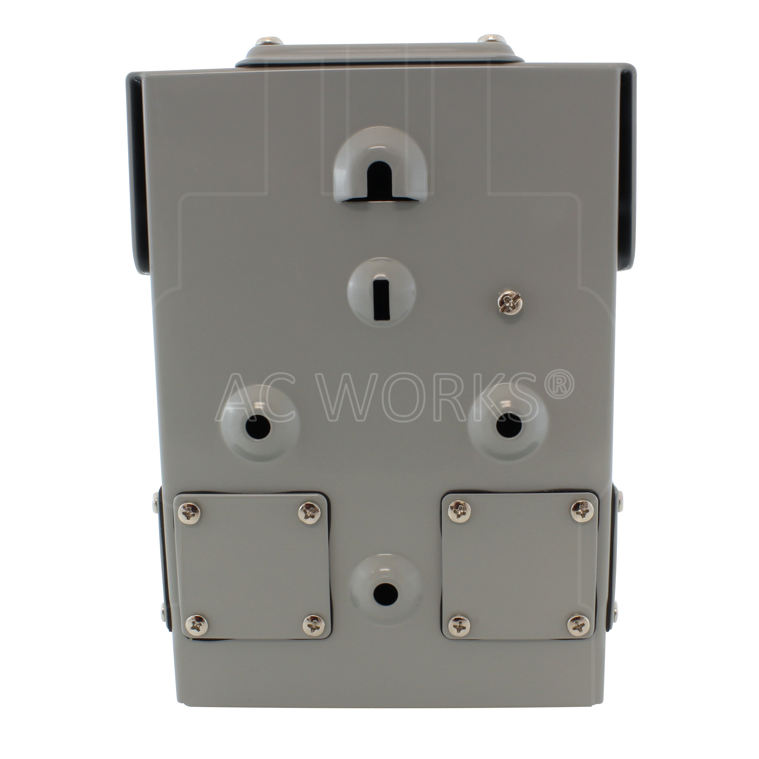 AC WORKS® [ASL1520PBX] 20A 3-Phase 250V Locking 4-Prong L15-20 Heavy-Duty Inlet Box