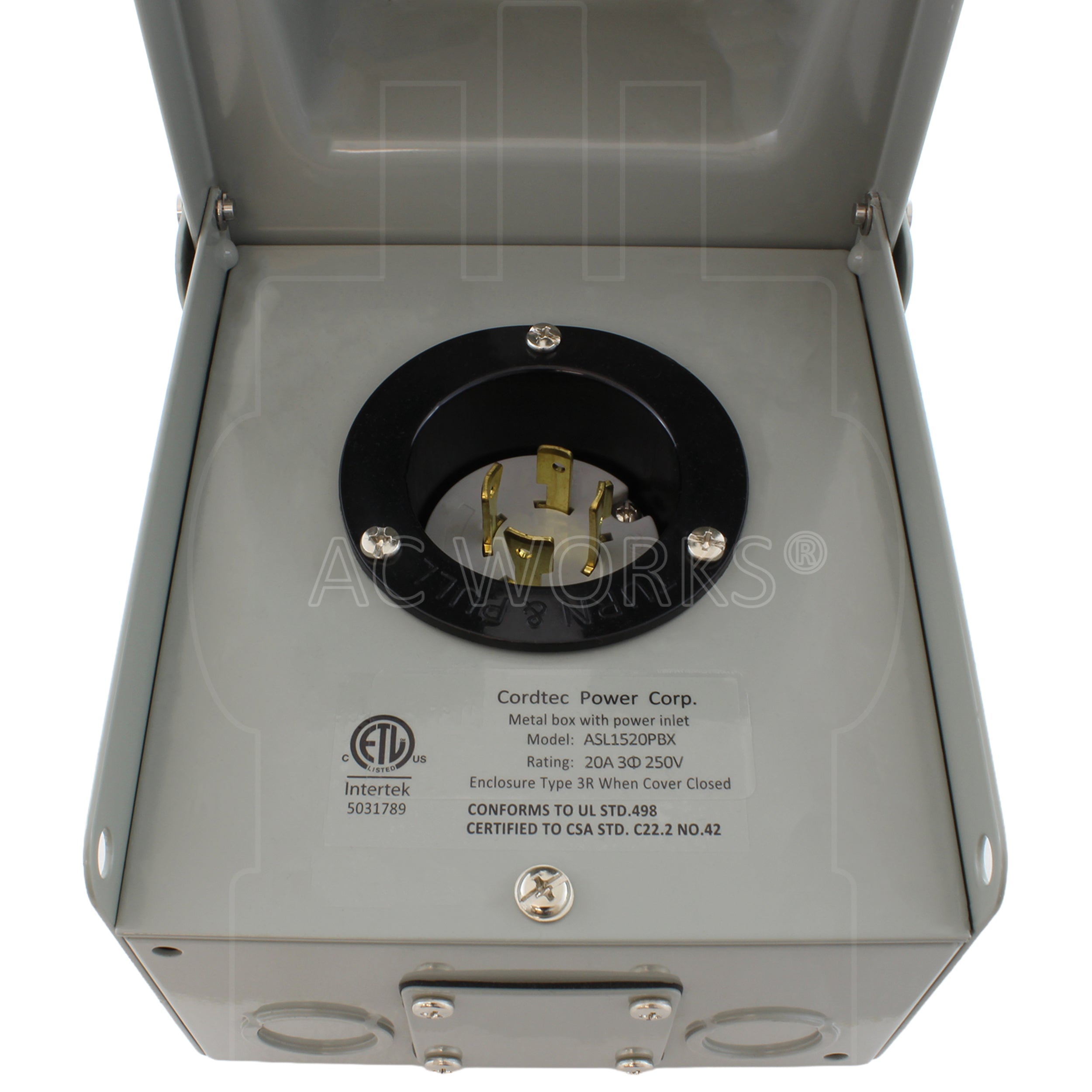 male inlet box