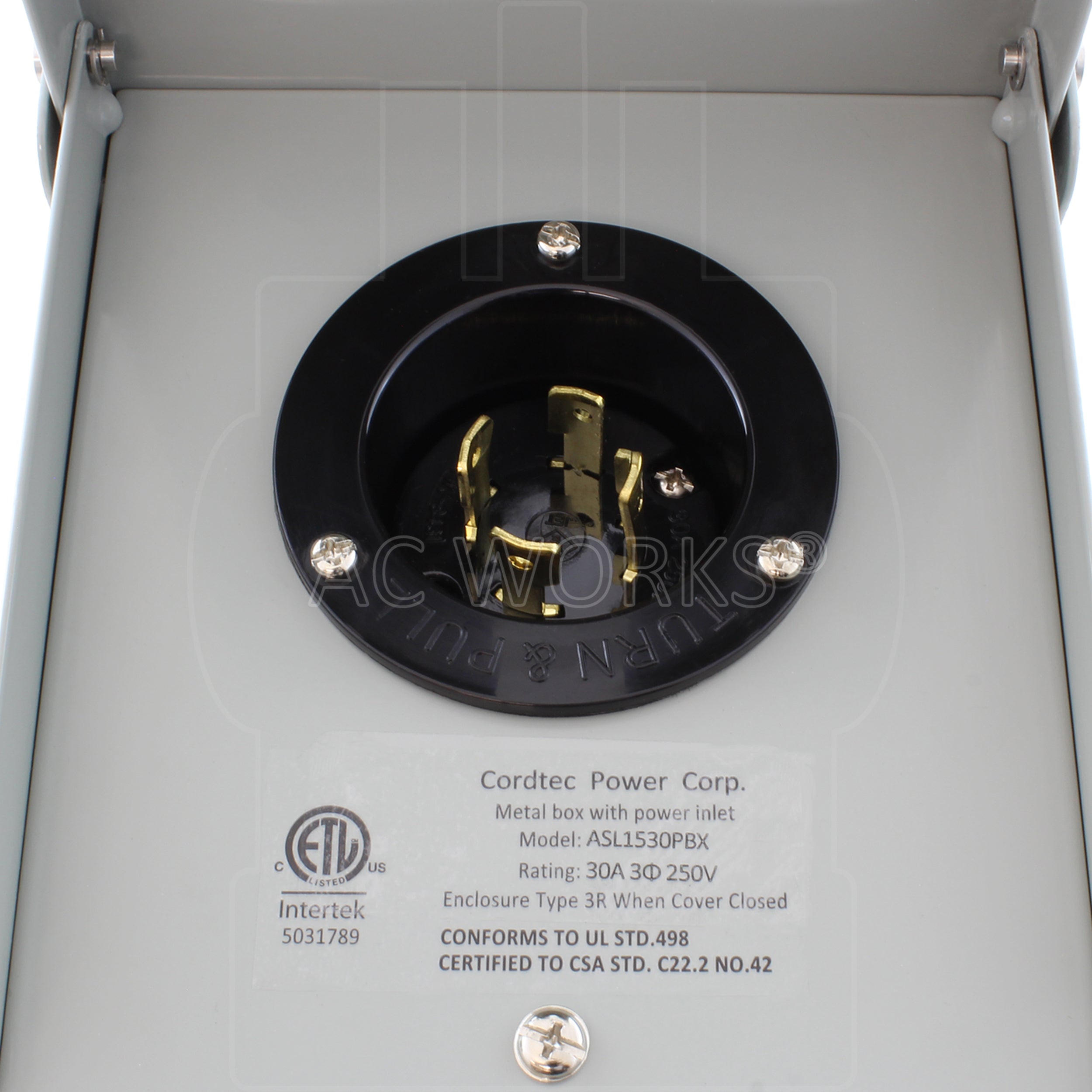 male inlet box