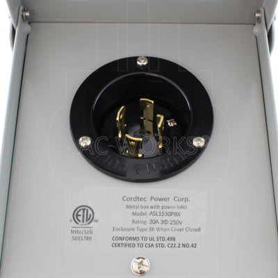 male inlet box