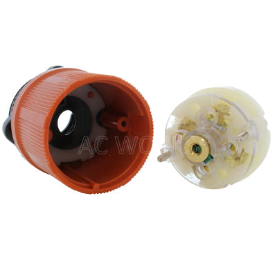 AC WORKS® [ASL2220P] NEMA L22-20P 20A 3-Phase Y 277/480V 5-Prong Locking Male Plug with UL, C-UL Approval