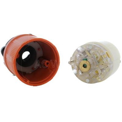 AC WORKS® [ASL2220R] NEMA L22-20R 20A 3-Phase Y 277/480V 5-Prong Locking Female Connector with UL, C-UL Approval