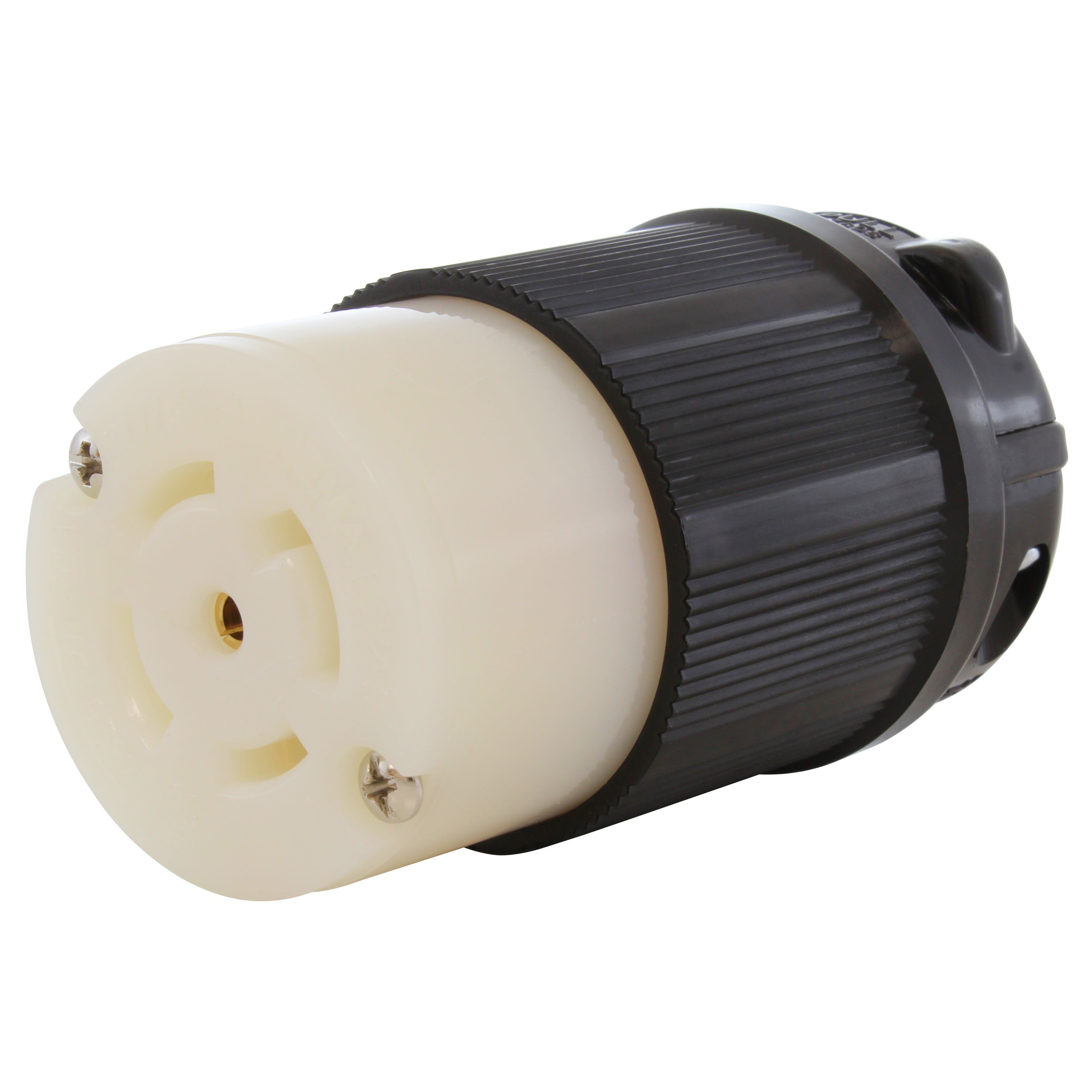 AC WORKS® [ASL2230R] NEMA L22-30R 30A 3-Phase Y 277/480V 5-Prong Locking Female Connector with UL, C-UL Approval