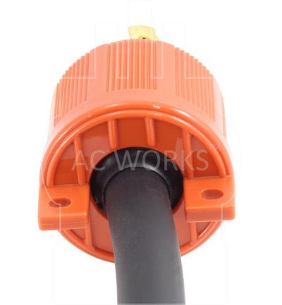 AC WORKS® [ASL2230P] NEMA L22-30P 30A 3-Phase Y 277/480V 5-Prong Locking Male Plug with UL, C-UL Approval