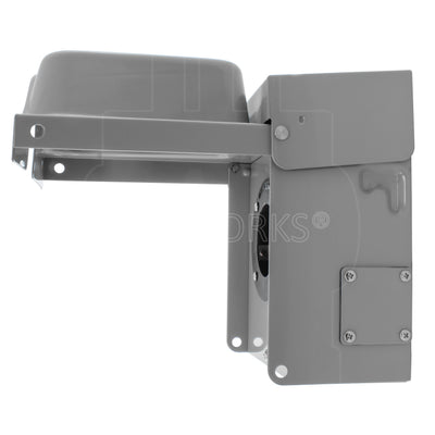 AC WORKS® [ASL1520PBX] 20A 3-Phase 250V Locking 4-Prong L15-20 Heavy-Duty Inlet Box