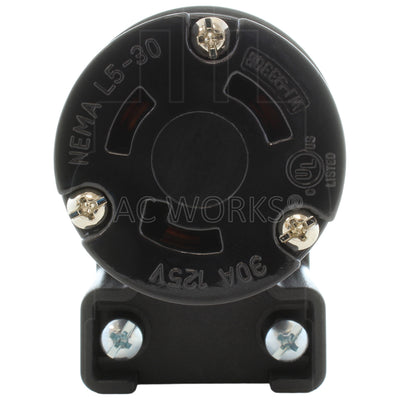 locking elbow female connector l5-30