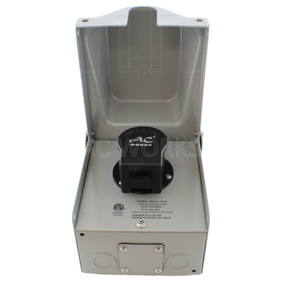 inlet box with connector together application