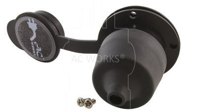 AC WORKS® [ASOU515R-WC] 15A 125V Household Flanged Outlet with Covers cULus