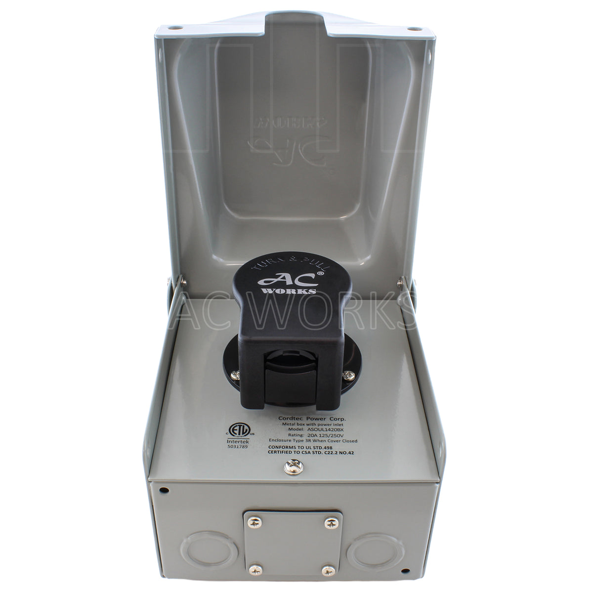 elbow plug with outlet box together