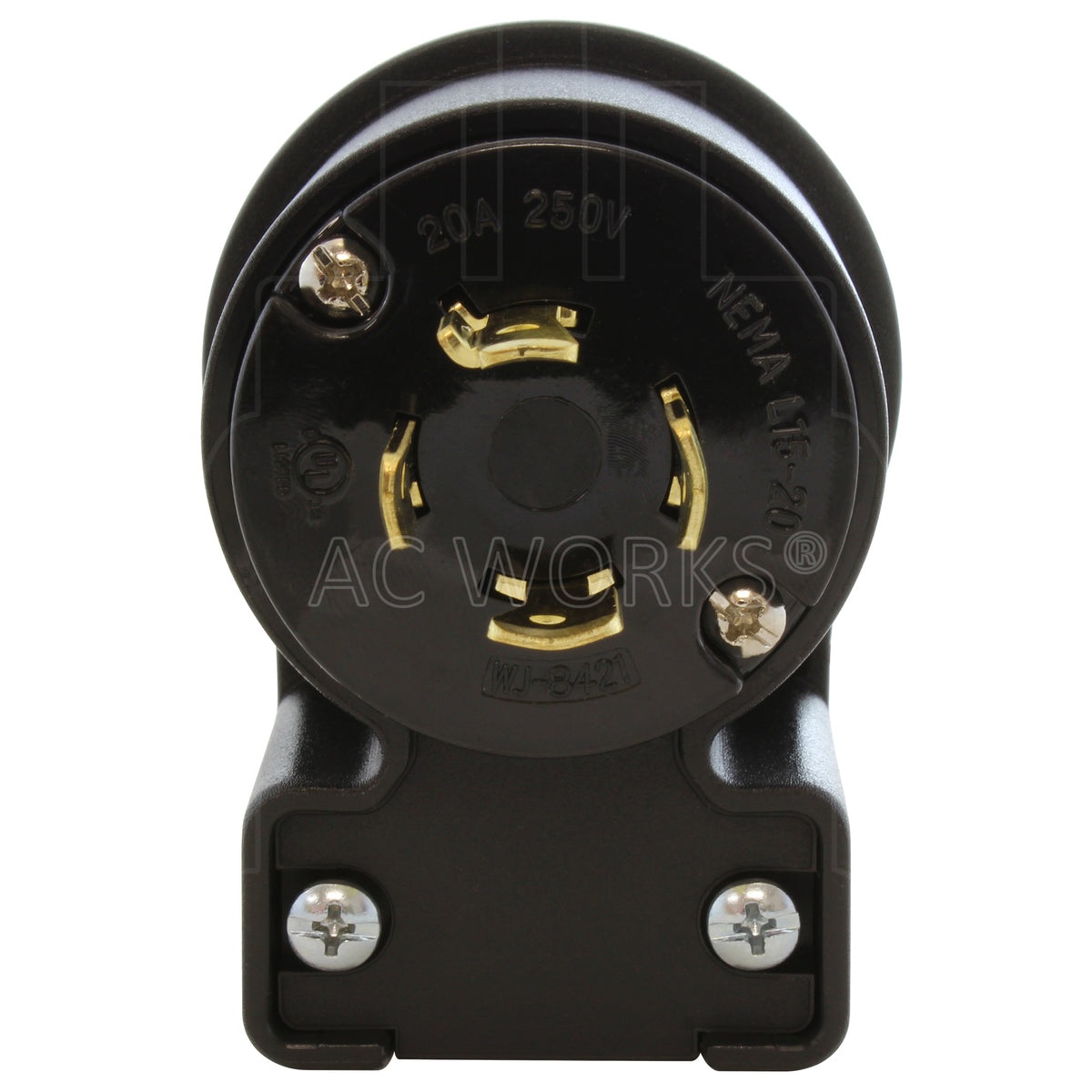 locking elbow male plug 4 prong