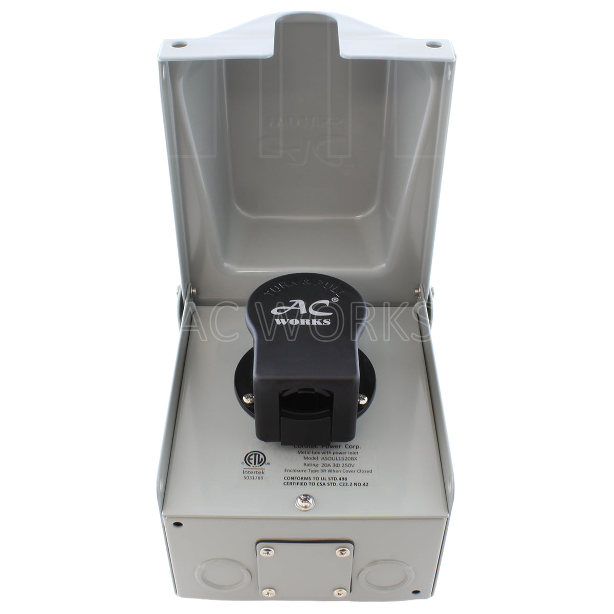 application of elbow plug together with the outlet box