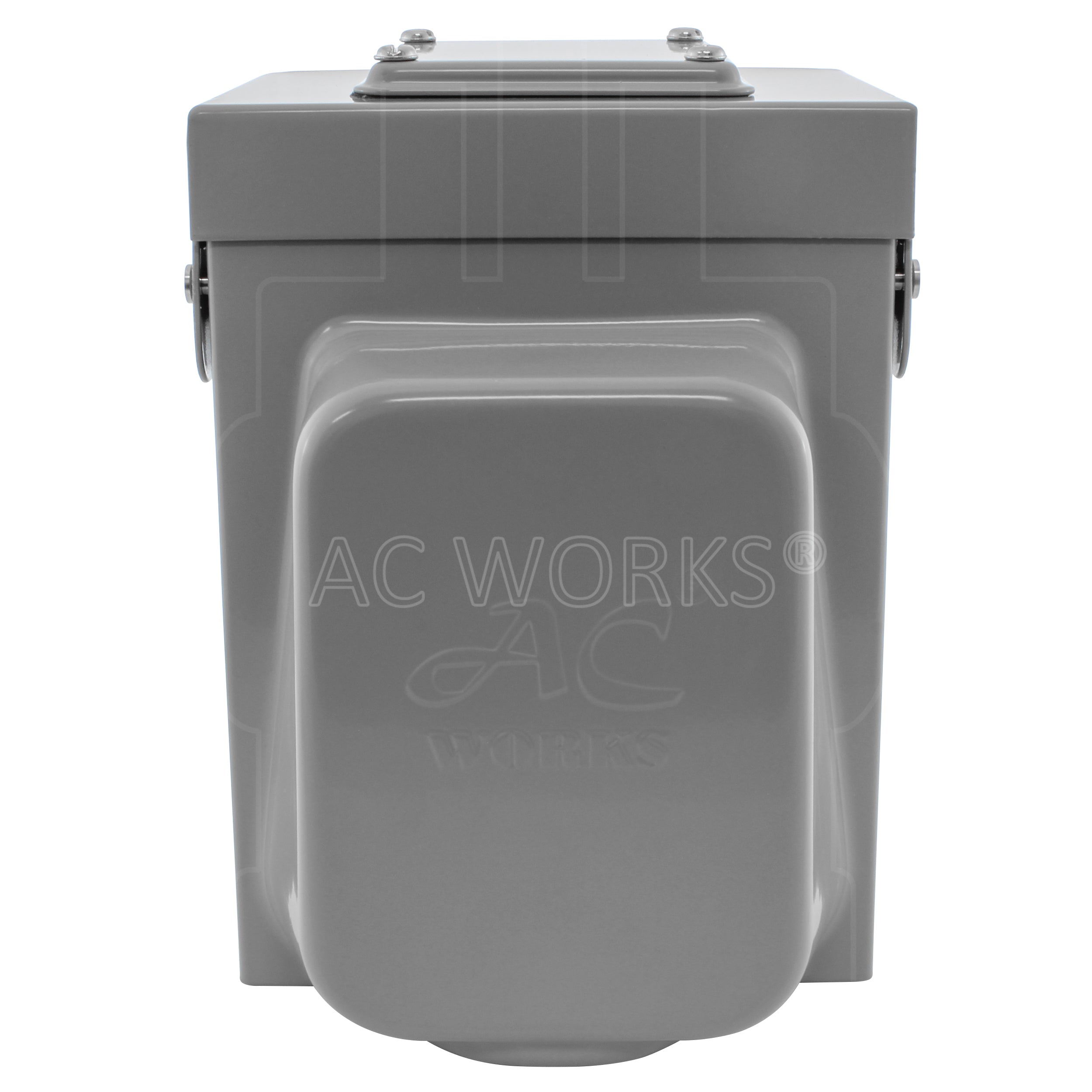 AC WORKS® [ASOUL1530BX] L15-30 30A 3-Phase 250V 4-Prong Locking Heavy-Duty Outlet Box