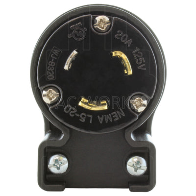 locking male plug