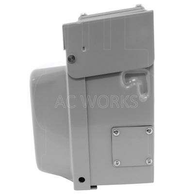 side angle of outlet box