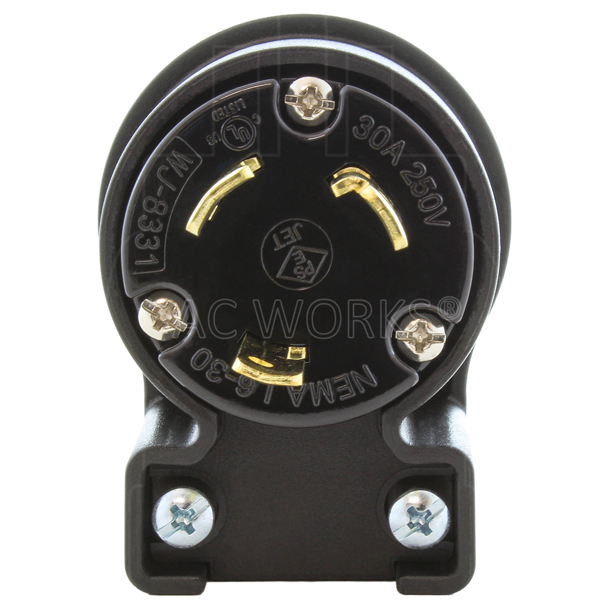 locking elbow male plug