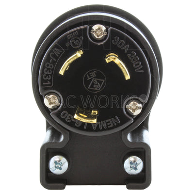 locking elbow male plug