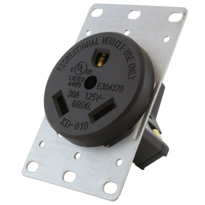 AC WORKS® [ASOUTT30R] 30A 125V TT-30R Outlet cULus Listed