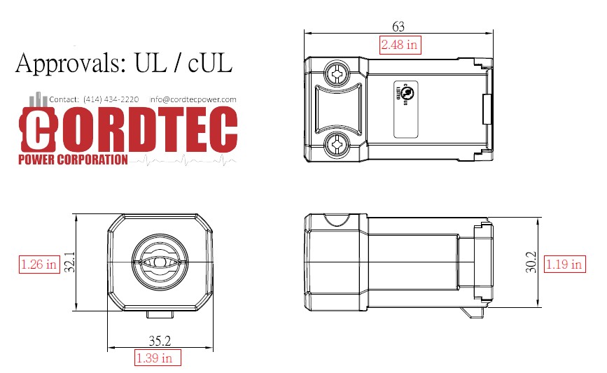 ASQ515R dimensions