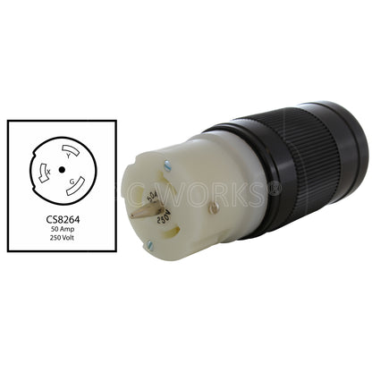 CS8264 50A 250V female connector