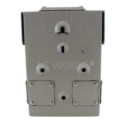 AC WORKS® [CS8369BX] CS8369 50A 3-Phase 250V 4-Prong Locking Heavy-Duty Outlet Box