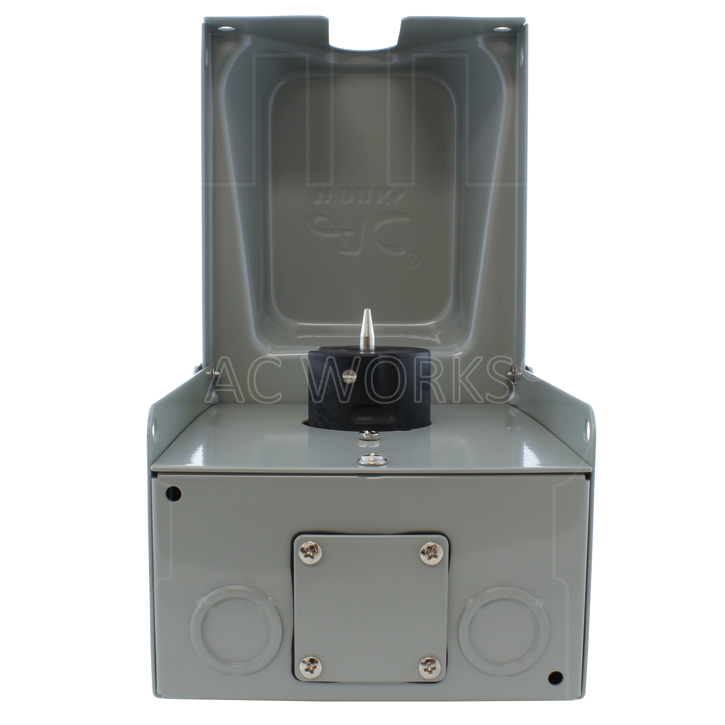 AC WORKS® [CS8369BX] CS8369 50A 3-Phase 250V 4-Prong Locking Heavy-Duty Outlet Box