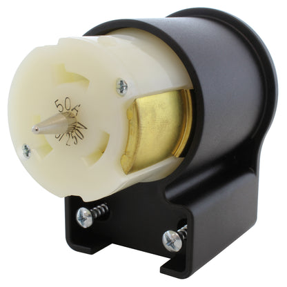 CS6364, Locking Female Connector with Right Angle Configuration