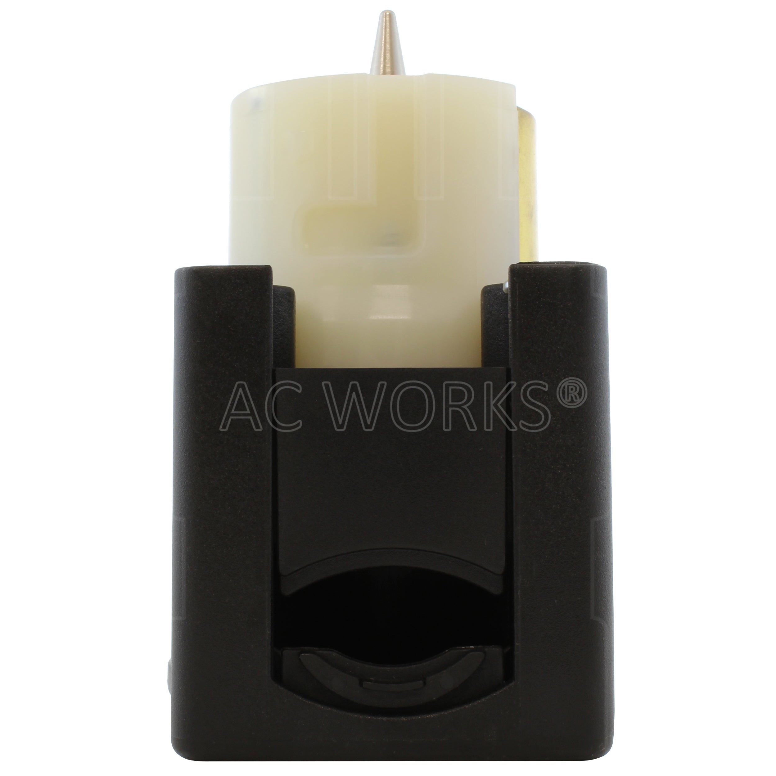 AC WORKS® [ECS6364] Elbow California Standard CS6364 50A 125/250V 4-Prong Locking Female Connector