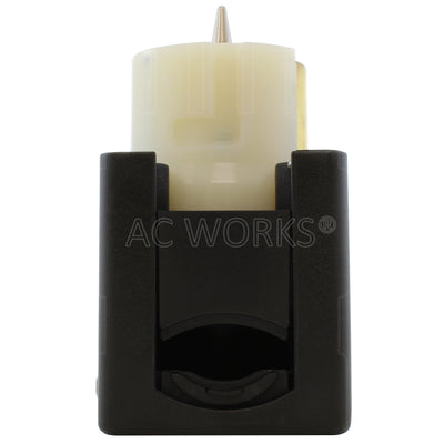 AC WORKS® [ECS6364] Elbow California Standard CS6364 50A 125/250V 4-Prong Locking Female Connector
