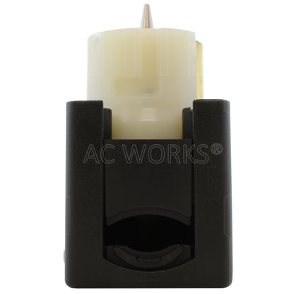 AC WORKS® [ECS6364] Elbow California Standard CS6364 50A 125/250V 4-Prong Locking Female Connector