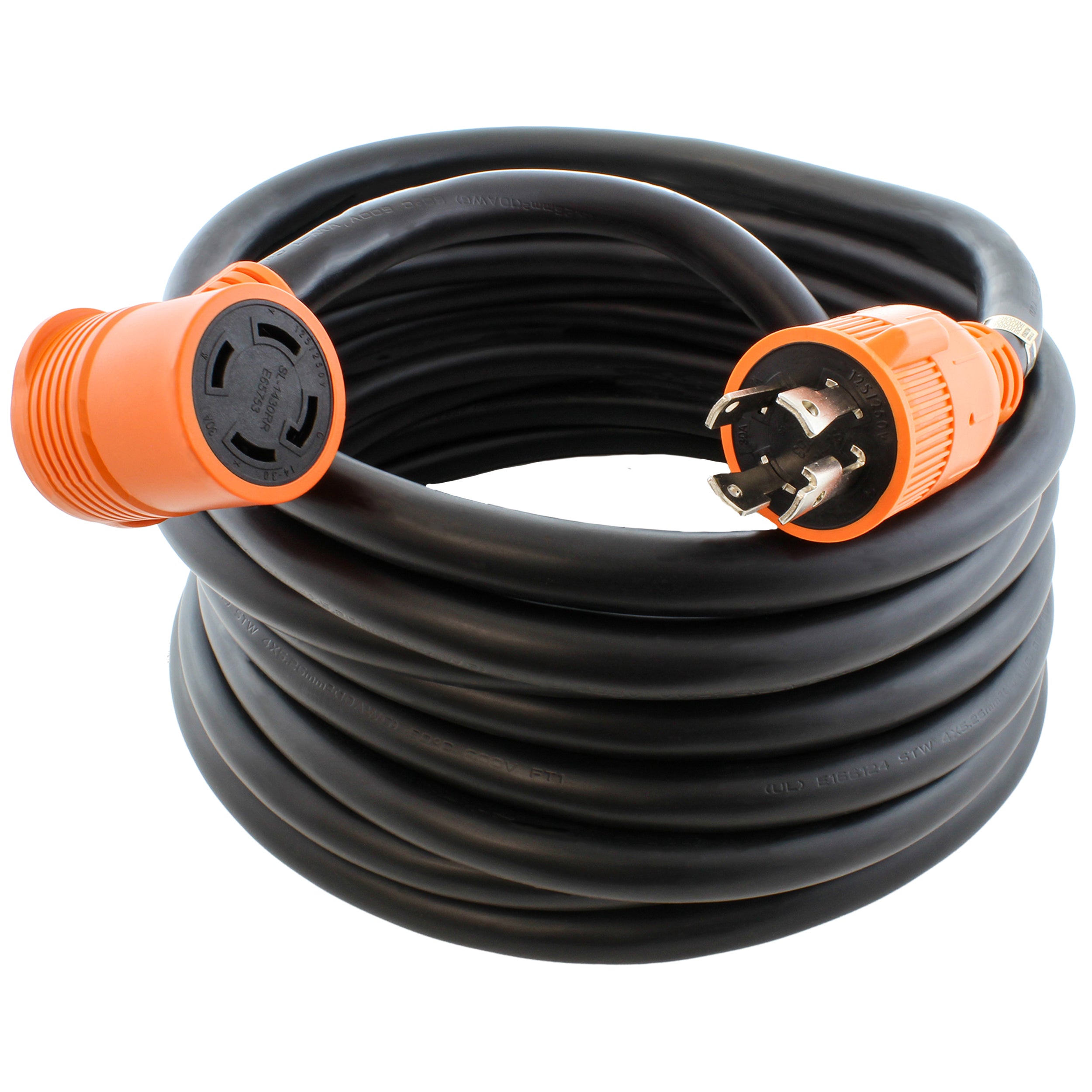 25 ft generator extension cord to elbow connector