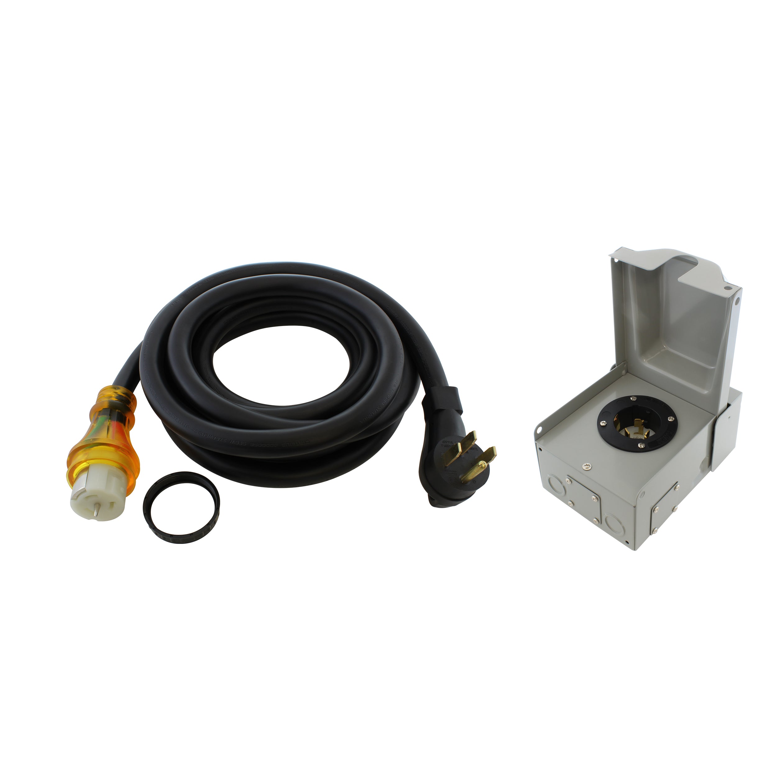 AC WORKS® [EP1450KIT] 50A Emergency Power Kit with SS2-50 Inlet Box