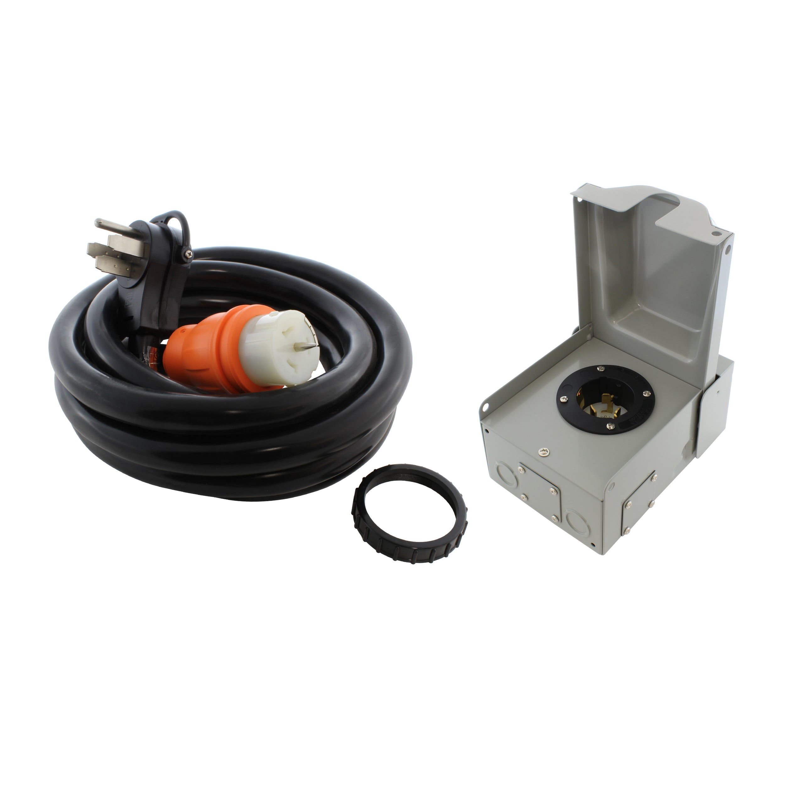 AC WORKS® [EP1450KIT] 50A Emergency Power Kit with SS2-50 Inlet Box