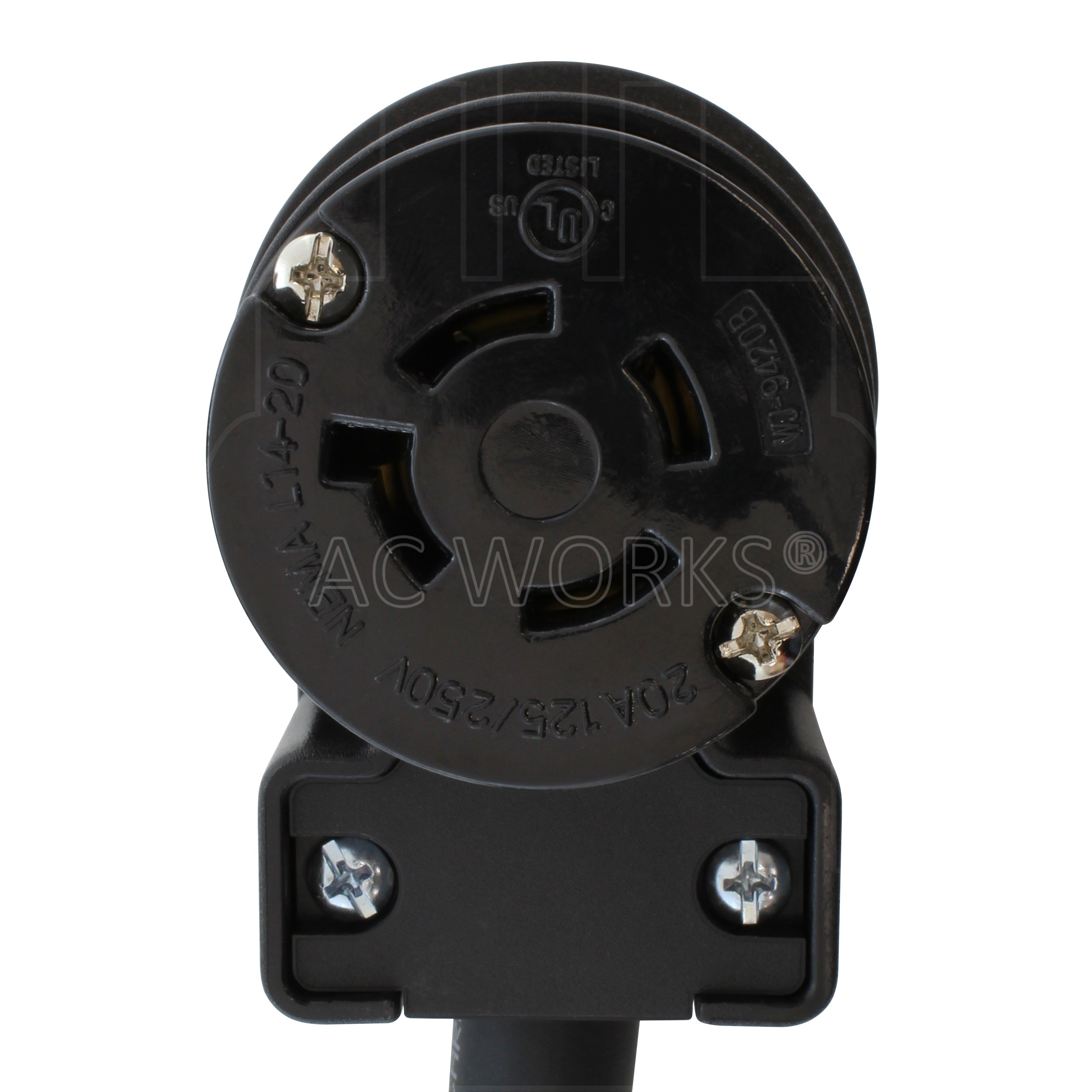 NEMA L14-20 Hurricane Generator Inlet Box Kit with Extension Cord