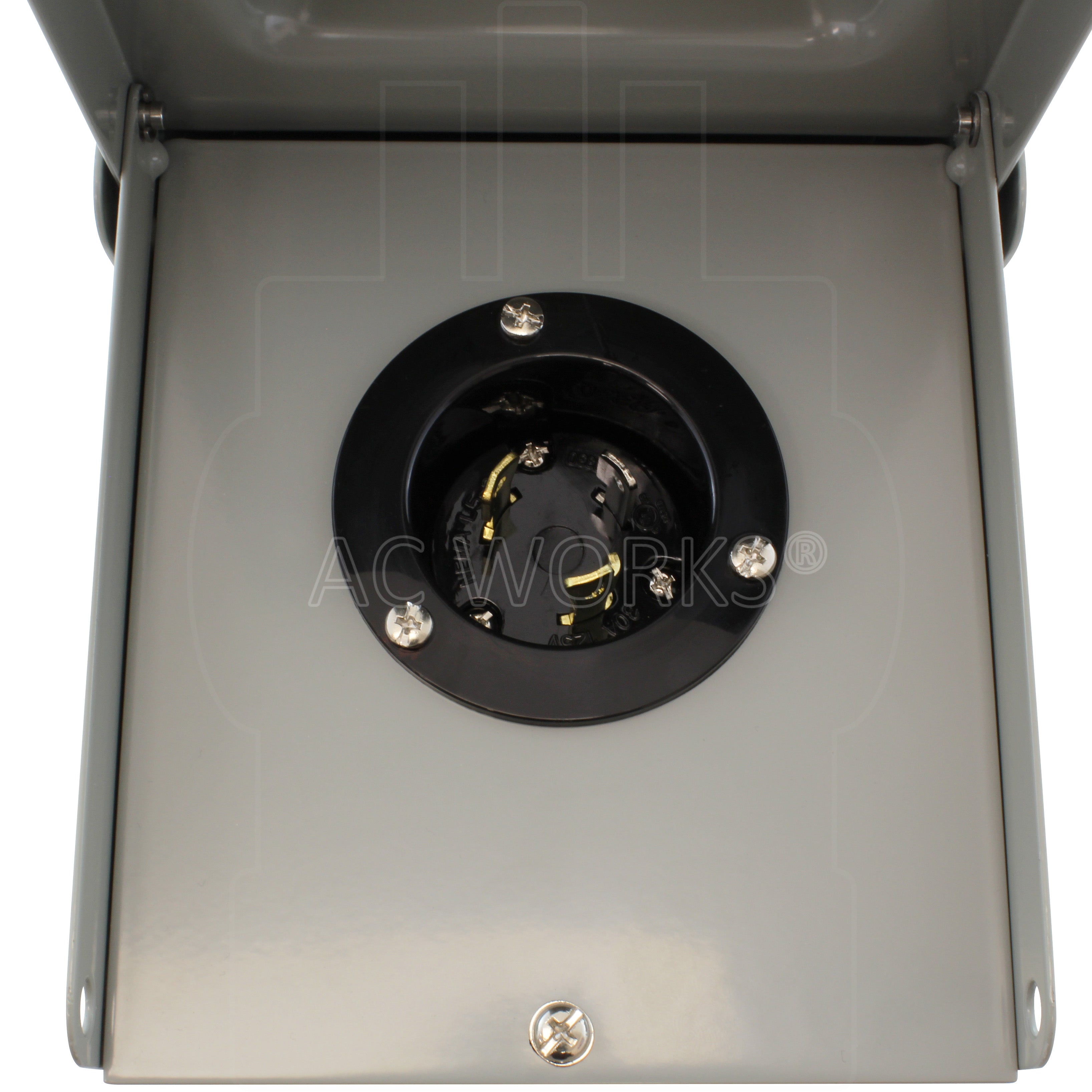 NEMA L5-30, locking, 3-prong Power Input Inlet 