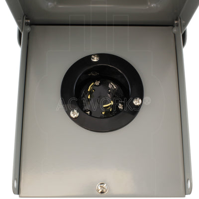 NEMA L5-30, locking, 3-prong Power Input Inlet 