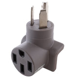 AC WORKS® [EV1030MS] EV Charging Adapter NEMA 10-30P 3-Prong Dryer Plug to Tesla EV Charging