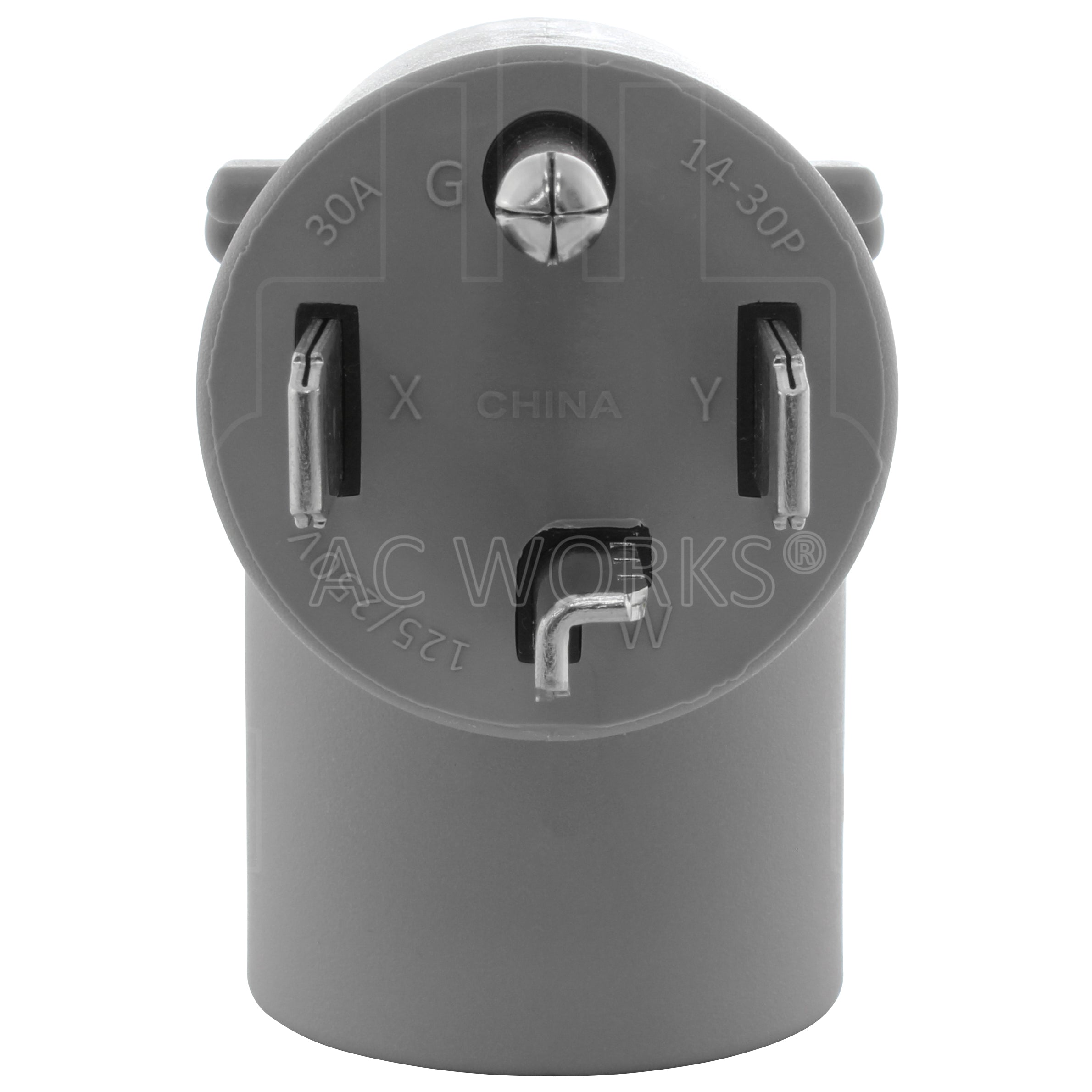 NEMA 14-30P 30A 125/250V 4-prong dryer plug