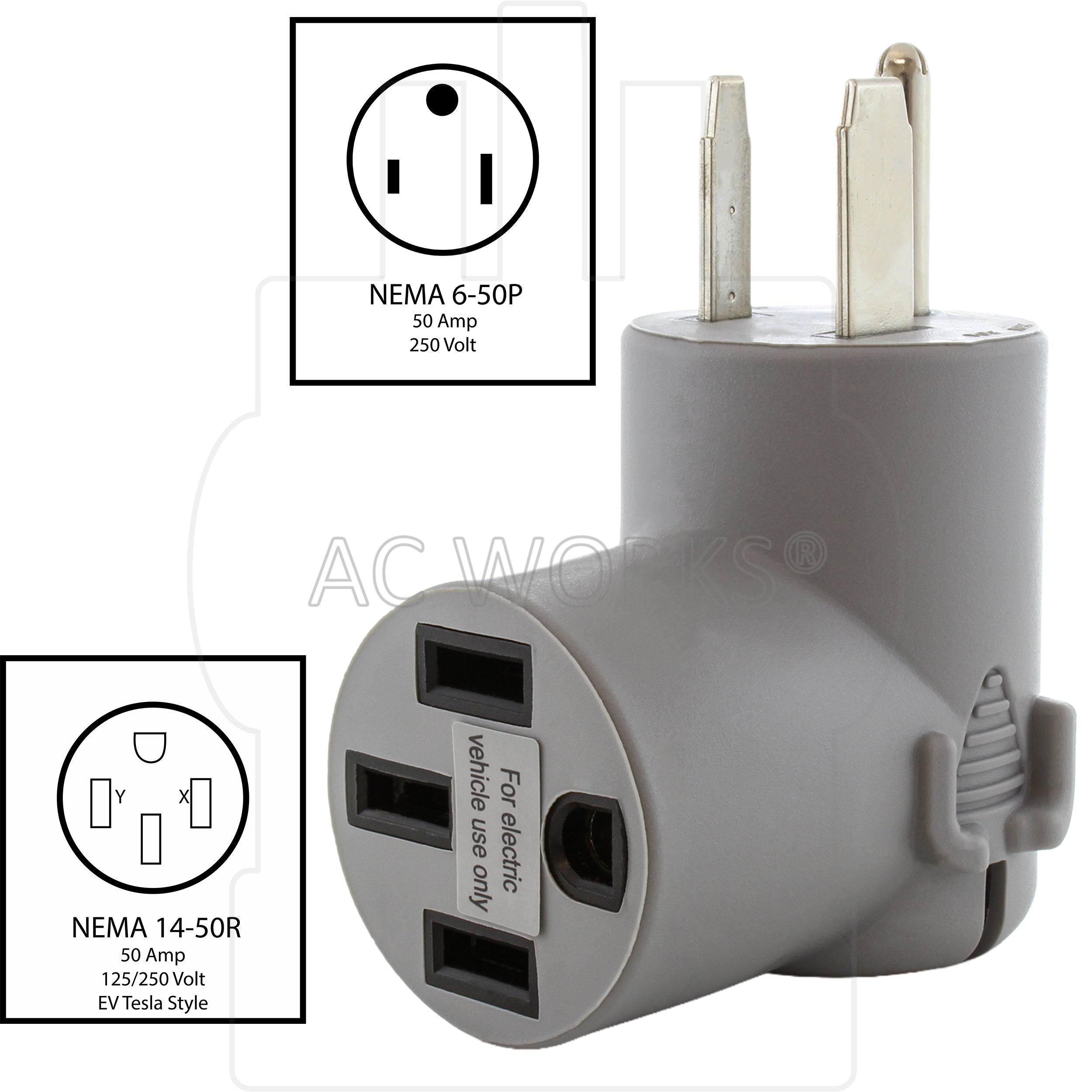 3-prong welder adaptor for ev charging with nema