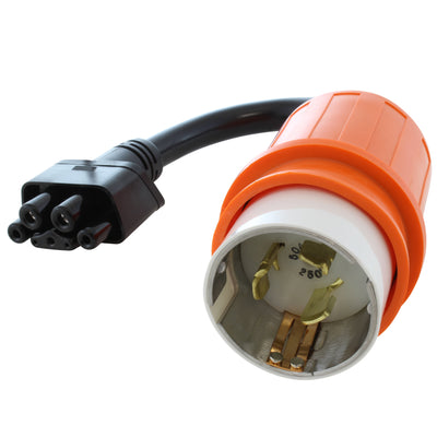 AC WORKS® [G2EVCS8365PT-32A] 32A Gen 2/3 EV Charging CS8365 Adapter For Gen. 2/3 Tesla Mobile Connector