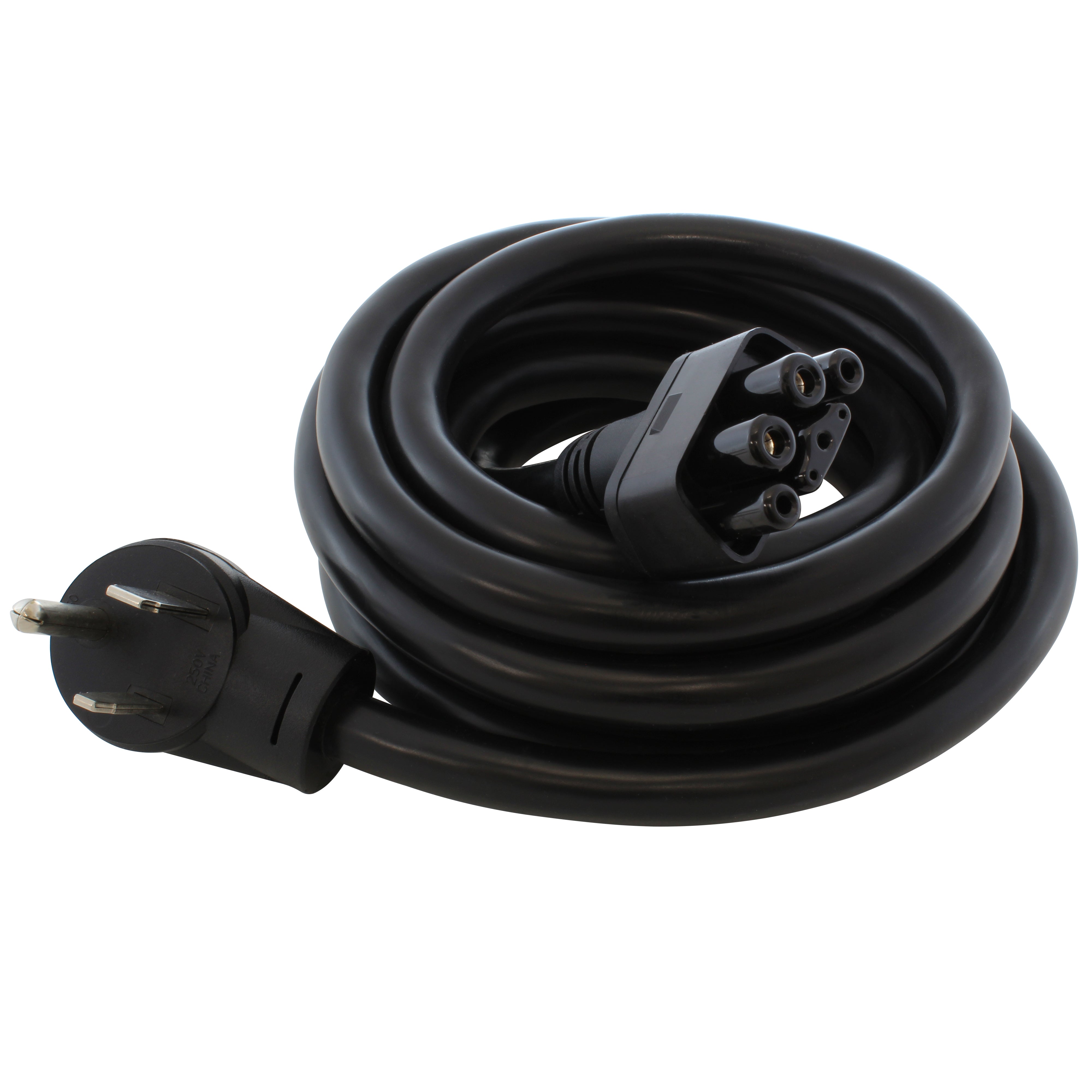 AC WORKS® [G2EV650-32A-15] 15ft 32A Gen 2 EV Charging NEMA 6-50 Adapter For Gen. II Tesla Mobile Connector