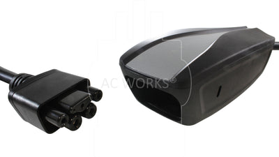 AC WORKS® [G2EV650PT-32A] 32A Gen 2/3 EV Charging NEMA 6-50 Adapter For Gen. 2/3 Tesla Mobile Connector