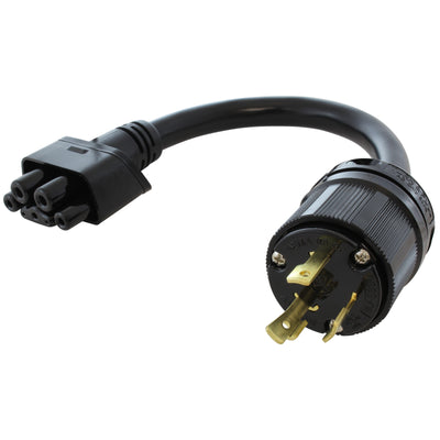 AC WORKS® [G2EVL630PT-24A] 24A Gen 2/3 EV Charging NEMA L6-30 Adapter For Gen. 2/3 Tesla Mobile Connector