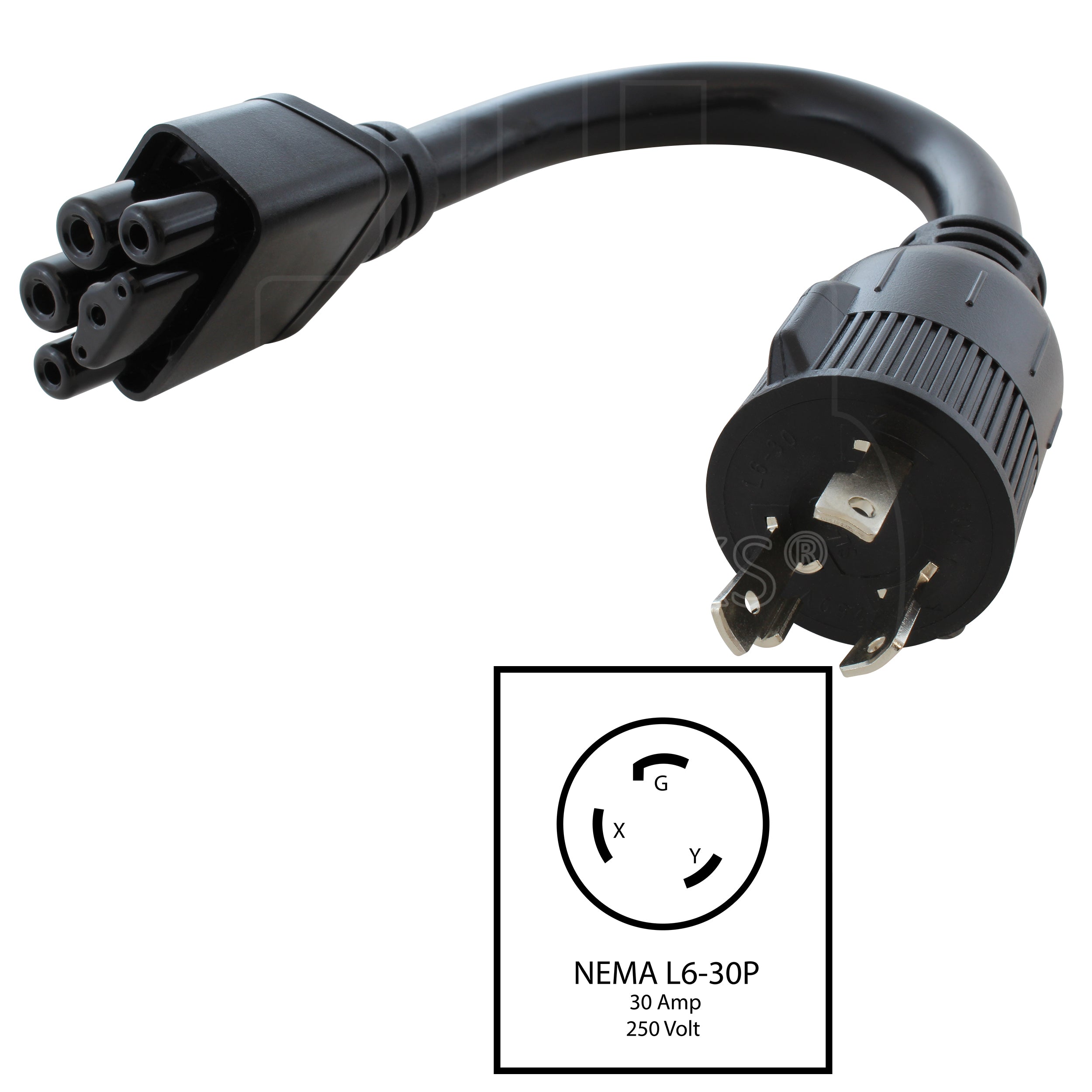 G2EVL630PT-24A] L6-30 Adapter to Gen. II Tesla Mobile Connector