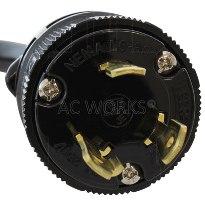 AC WORKS® [G2EVL630PT-24A] 24A Gen 2/3 EV Charging NEMA L6-30 Adapter For Gen. 2/3 Tesla Mobile Connector
